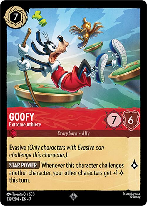 Disney Lorcana: Goofy - Extreme Athlete card image