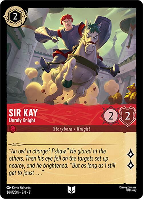 Disney Lorcana: Sir Kay - Unruly Knight card image