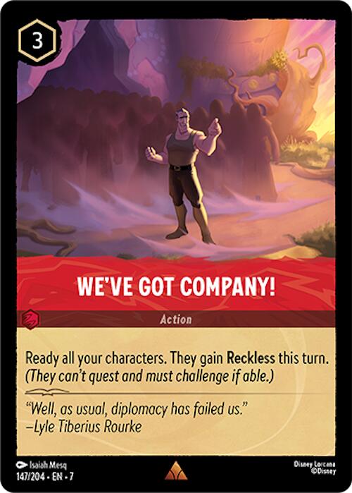 Disney Lorcana: We've Got Company! card image