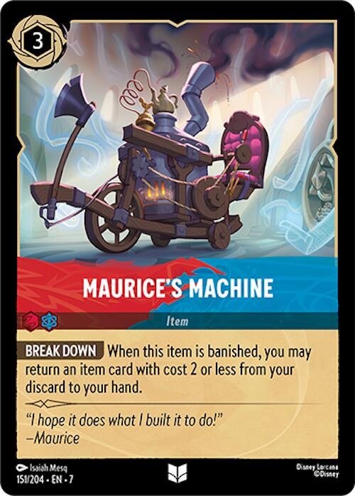 Disney Lorcana: Maurice's Machine card image