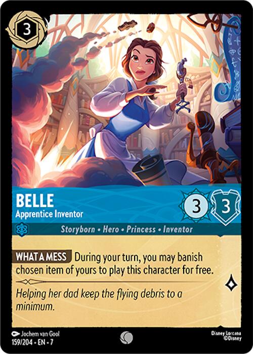 Disney Lorcana: Belle - Apprentice Inventor card image