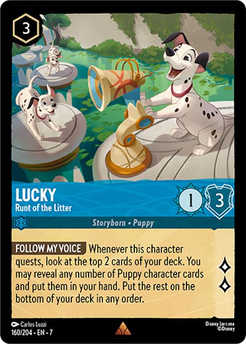 Disney Lorcana: Lucky - Runt of the Litter card image