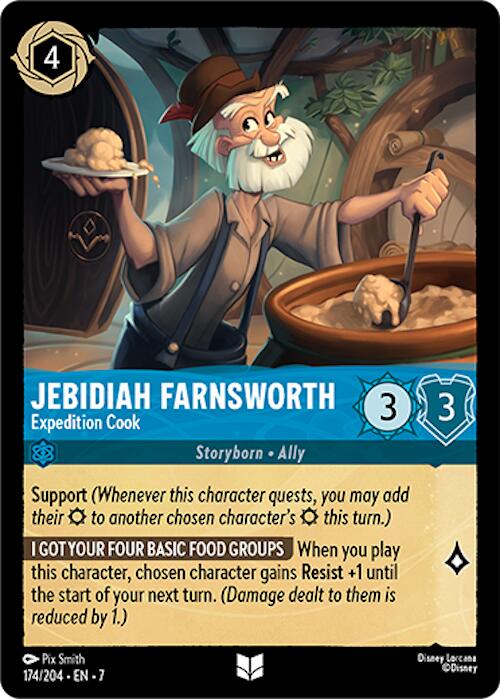 Disney Lorcana: Jebidiah Farnsworth - Expedition Cook card image