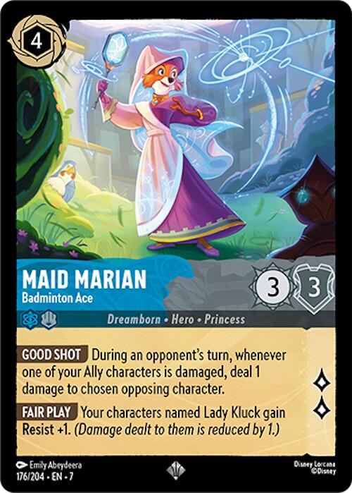 Disney Lorcana: Maid Marian - Badminton Ace card image