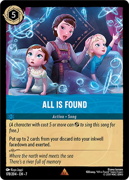 Disney Lorcana: All Is Found card image