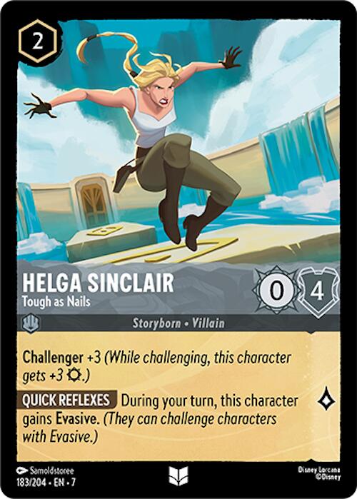 Disney Lorcana: Helga Sinclair - Tough as Nails card image