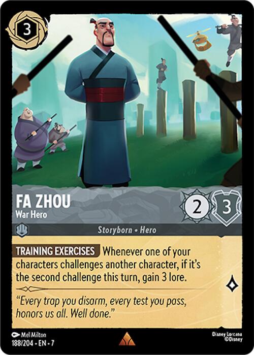 Disney Lorcana: Fa Zhou - War Hero card image