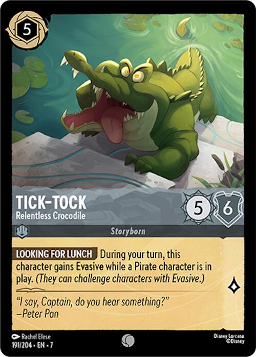 Disney Lorcana: Tick-Tock - Relentless Crocodile card image