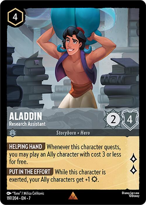 Disney Lorcana: Aladdin - Research Assistant card image