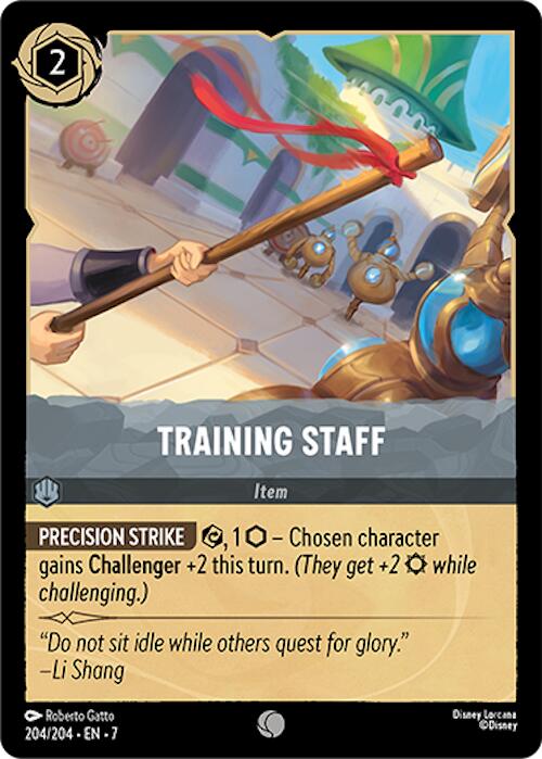 Disney Lorcana: Training Staff card image