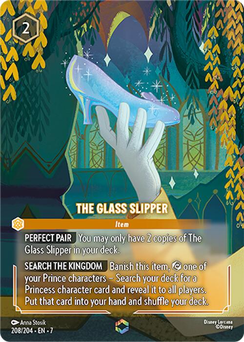 Disney Lorcana: The Glass Slipper (Enchanted) card image