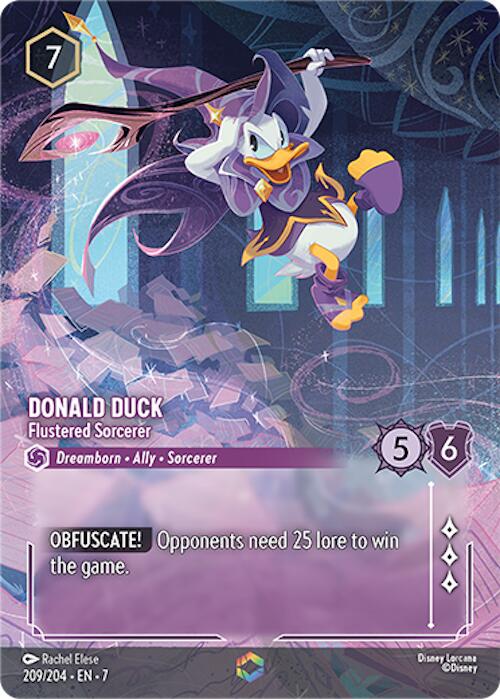 Disney Lorcana: Donald Duck - Flustered Sorcerer (Enchanted) card image