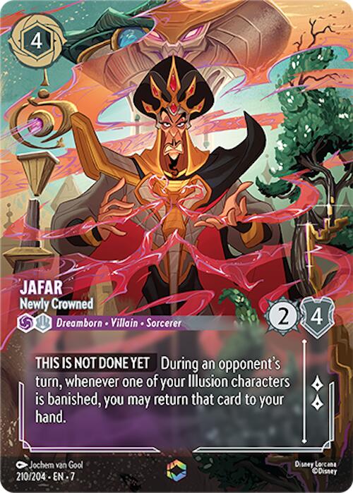 Disney Lorcana: Jafar - Newly Crowned (Enchanted) card image