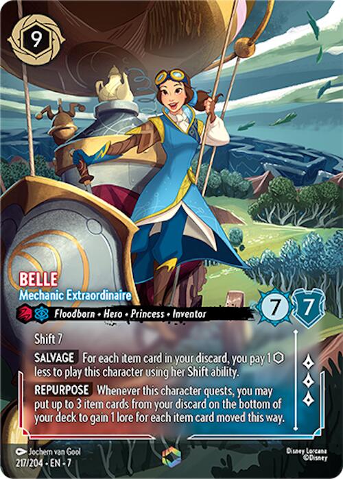 Disney Lorcana: Belle - Mechanic Extraordinaire (Enchanted) card image