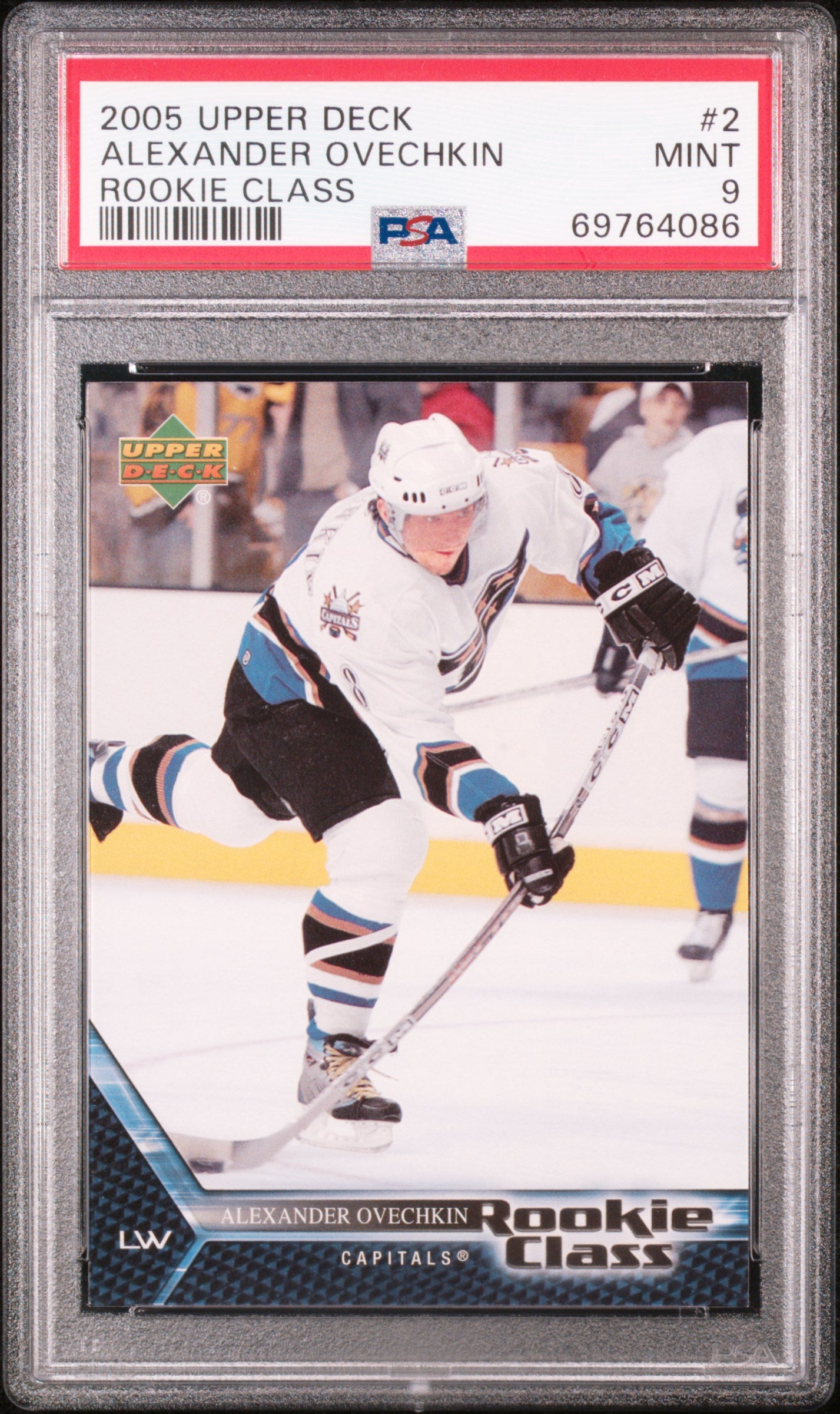 2005-06 Upper Deck Rookie Class - #2 - Alexander Ovechkin Rookie PSA 9