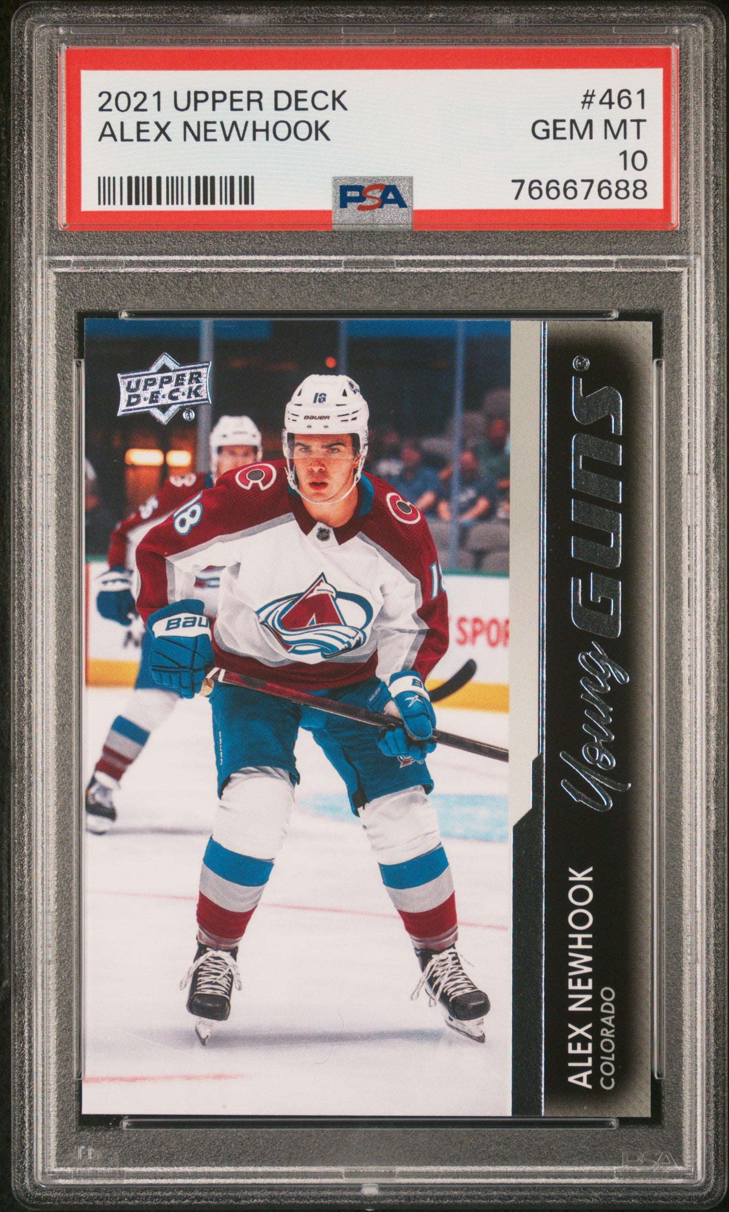 2021-22 Upper Deck Series 2 - #461 - Alex Newhook Young Guns PSA 10