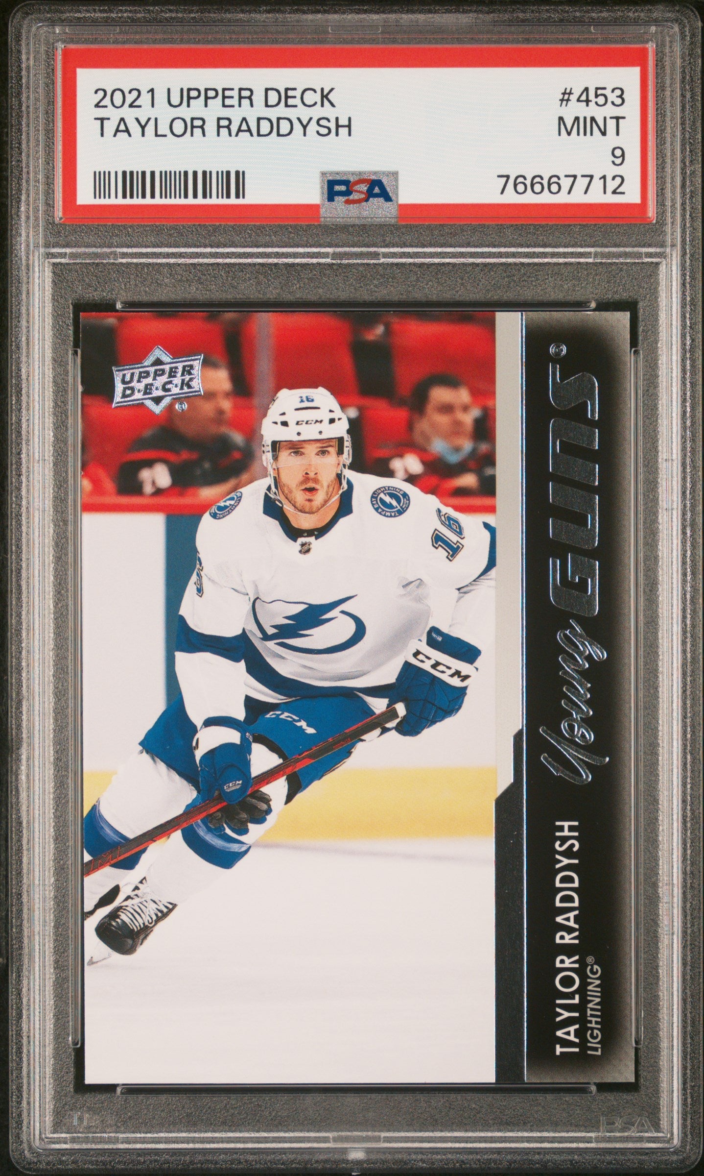 2021-22 Upper Deck Series 2 - #453 - Taylor Raddysh Young Guns PSA 9