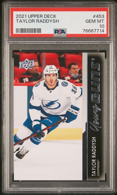 2021-22 Upper Deck Series 2 - #453 - Taylor Raddysh Young Guns PSA 10