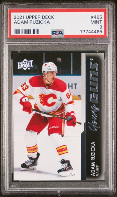 2021-22 Upper Deck Series 2 - #465 - Adam Ruzicka Young Guns PSA 9