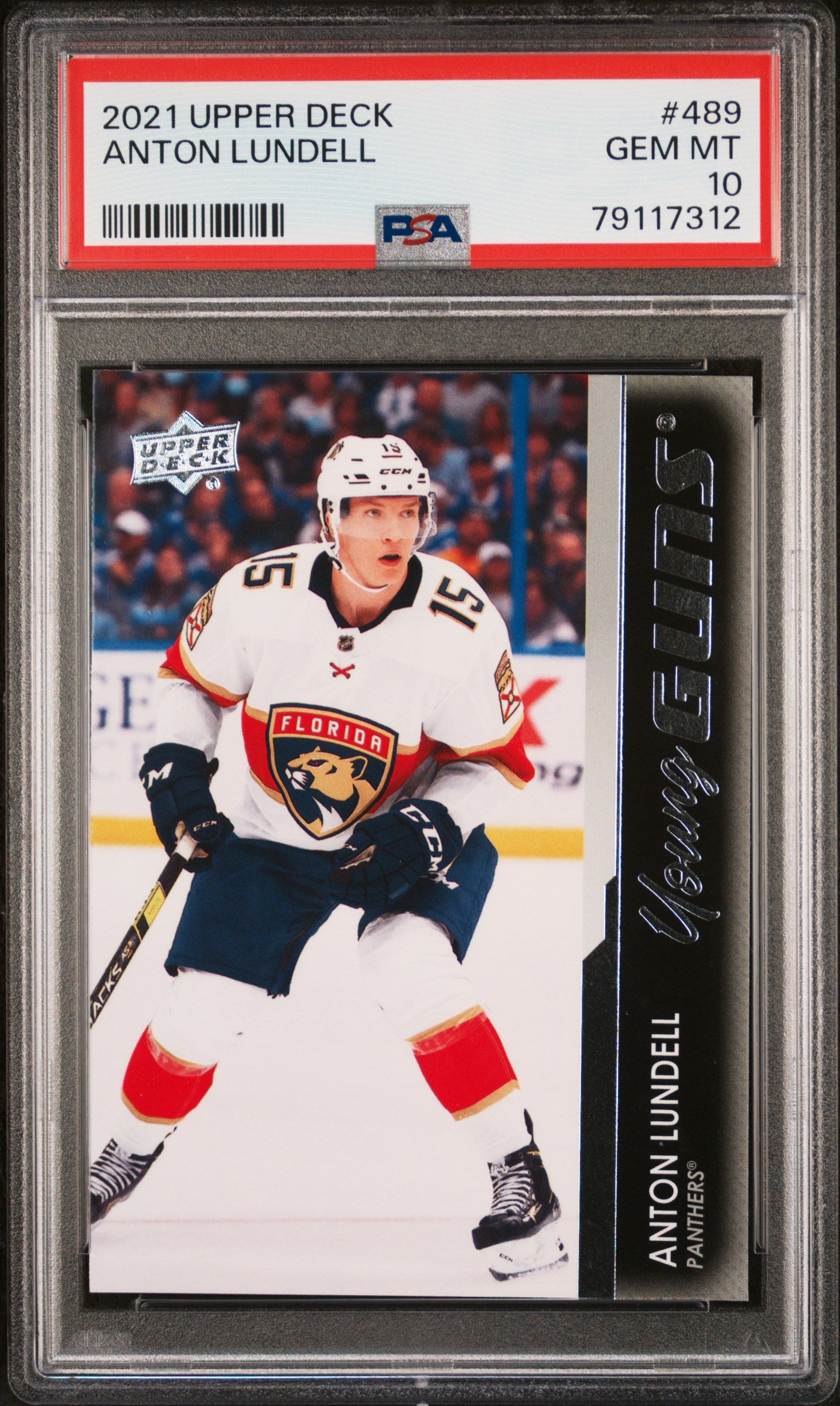 2021-22 Upper Deck Series 2 - #489 - Anton Lundell Young Guns PSA 10