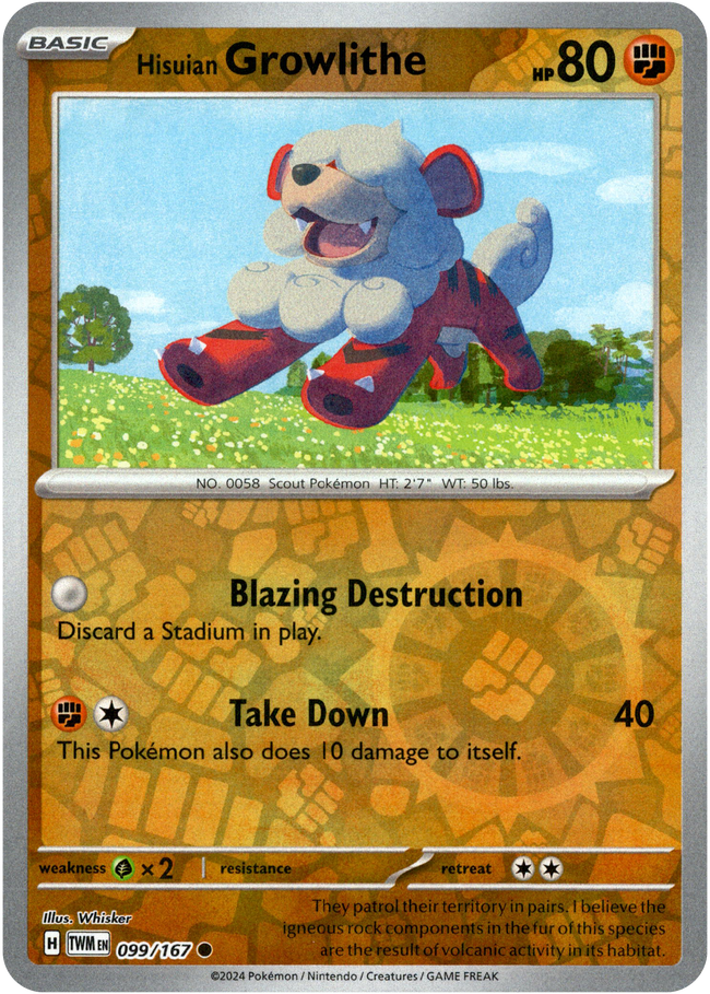 Hisuian Growlithe - 099/167