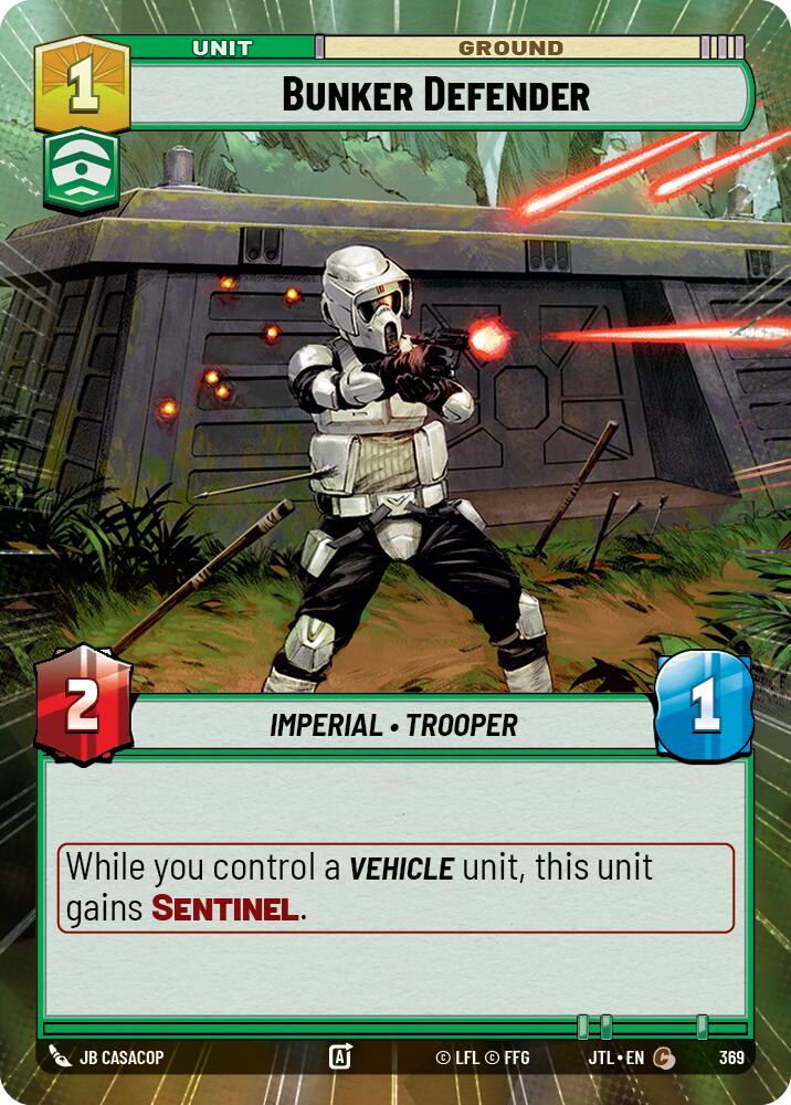 Star Wars: Unlimited: Bunker Defender (Hyperspace) card image