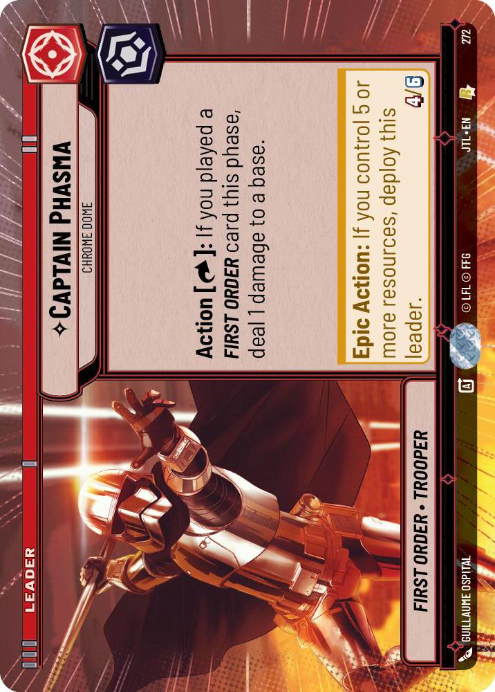 Star Wars: Unlimited: Captain Phasma - Chrome Dome (Hyperspace) card image