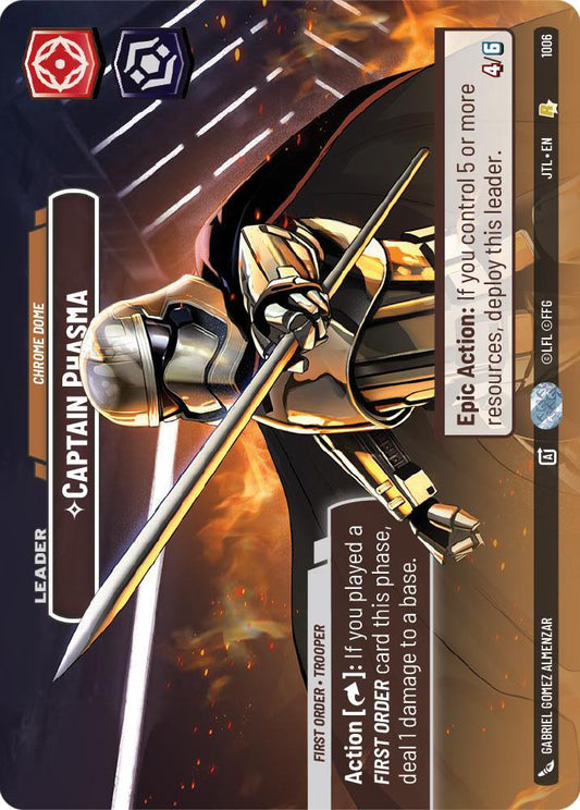 Star Wars: Unlimited: Captain Phasma - Chrome Dome (Showcase) card image