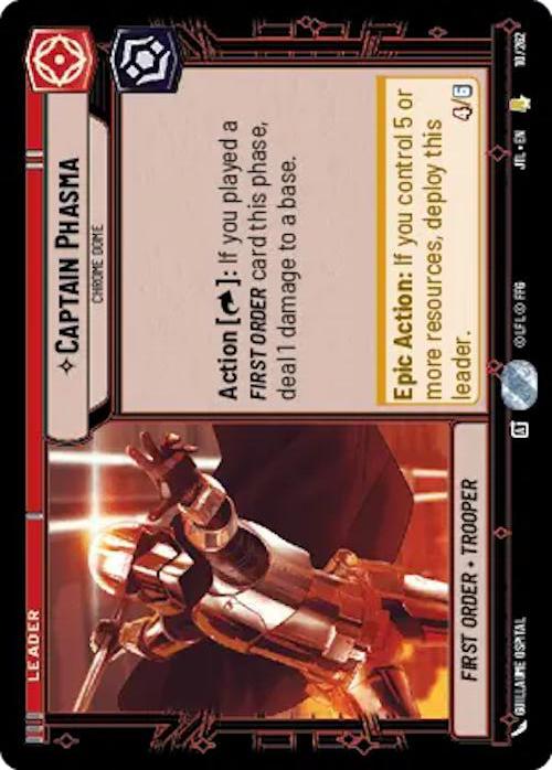 Star Wars: Unlimited: Captain Phasma - Chrome Dome card image