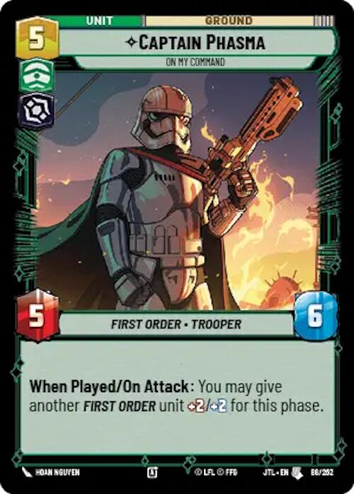 Star Wars: Unlimited: Captain Phasma - On My Command card image