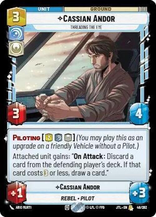 Star Wars: Unlimited: Cassian Andor - Threading the Eye card image