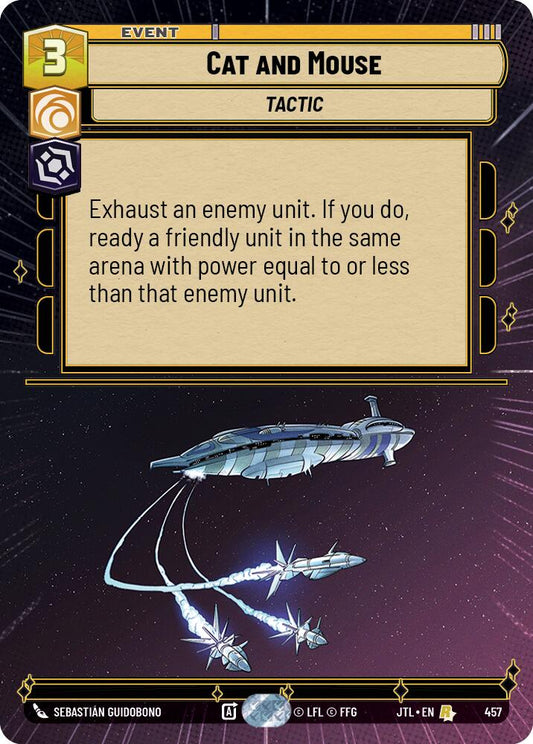 Star Wars: Unlimited: Cat and Mouse (Hyperspace) card image