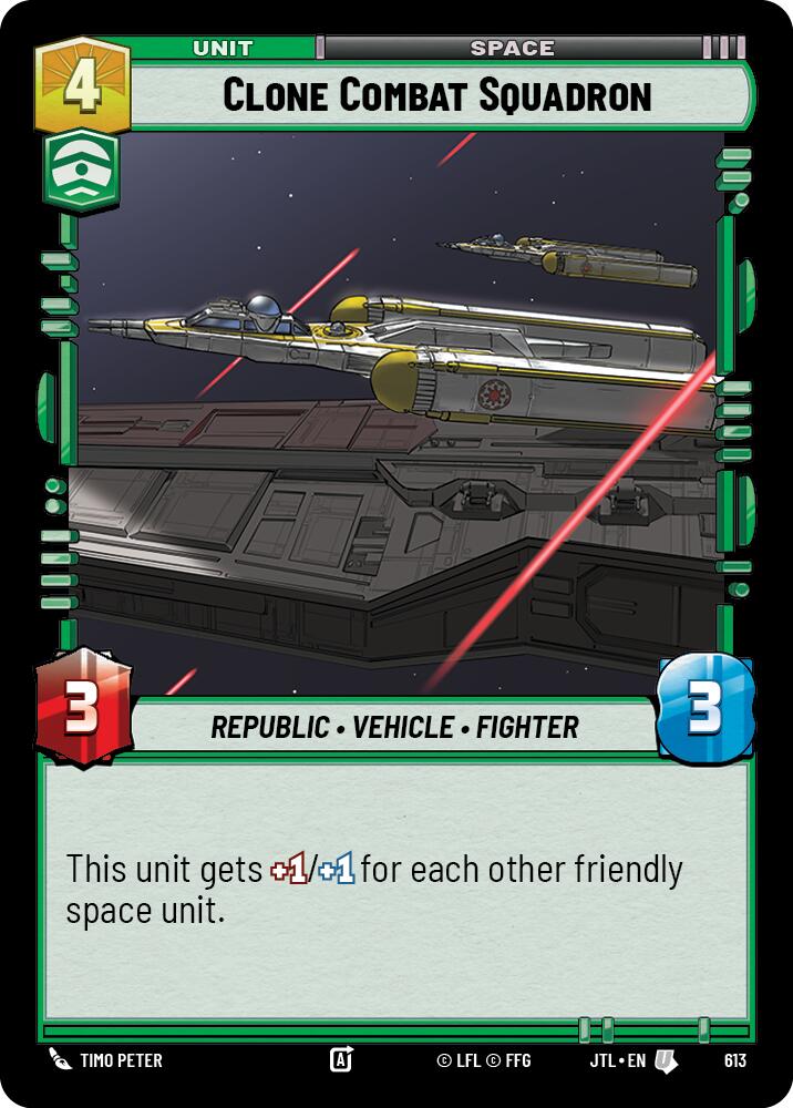 Star Wars: Unlimited: Clone Combat Squadron (Foil) card image