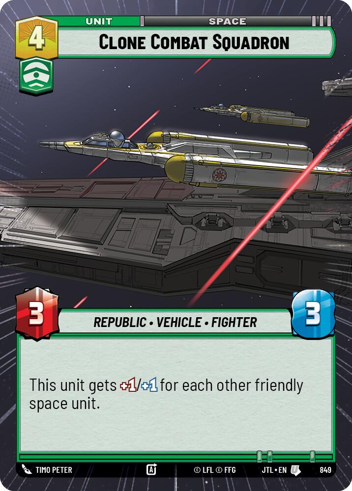 Star Wars: Unlimited: Clone Combat Squadron (Hyperspace Foil) card image