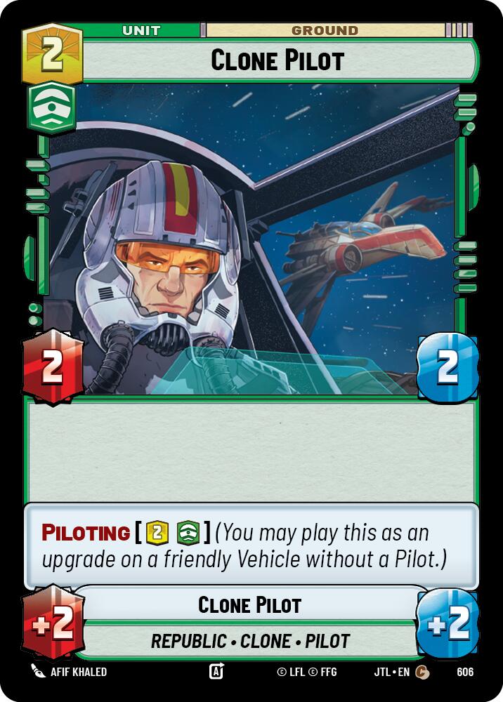 Star Wars: Unlimited: Clone Pilot (Foil) card image