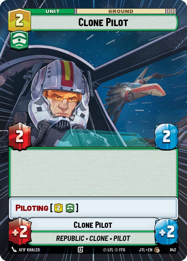 Star Wars: Unlimited: Clone Pilot (Hyperspace Foil) card image