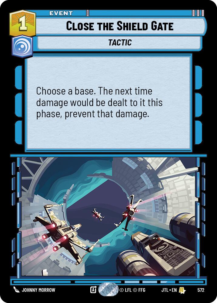 Star Wars: Unlimited: Close the Shield Gate (Foil) card image