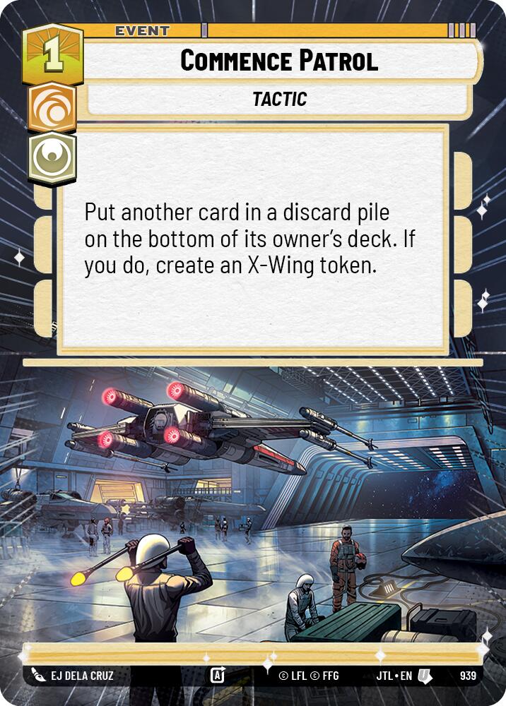 Star Wars: Unlimited: Commence Patrol (Hyperspace Foil) card image