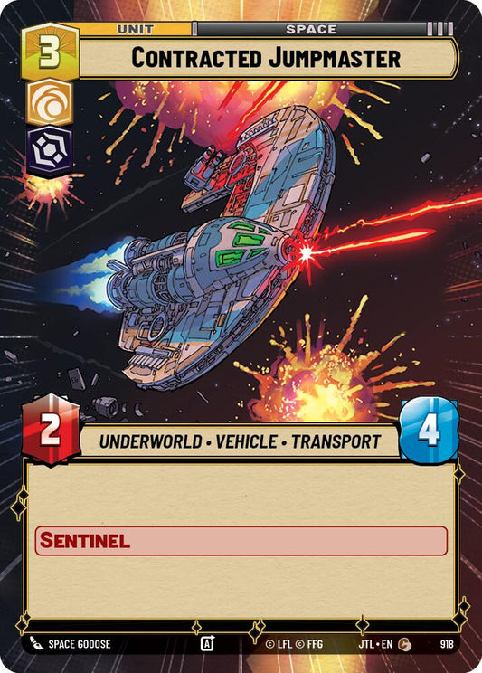 Star Wars: Unlimited: Contracted Jumpmaster (Hyperspace Foil) card image