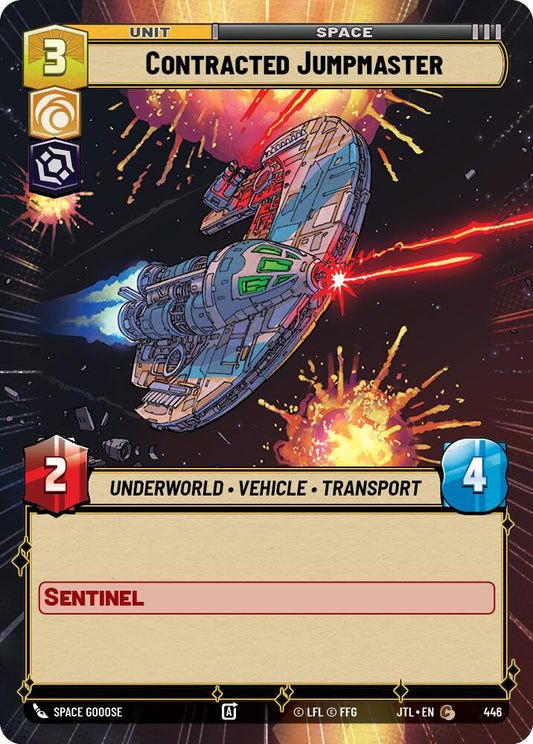 Star Wars: Unlimited: Contracted Jumpmaster (Hyperspace) card image