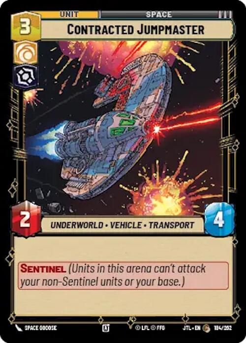 Star Wars: Unlimited: Contracted Jumpmaster card image