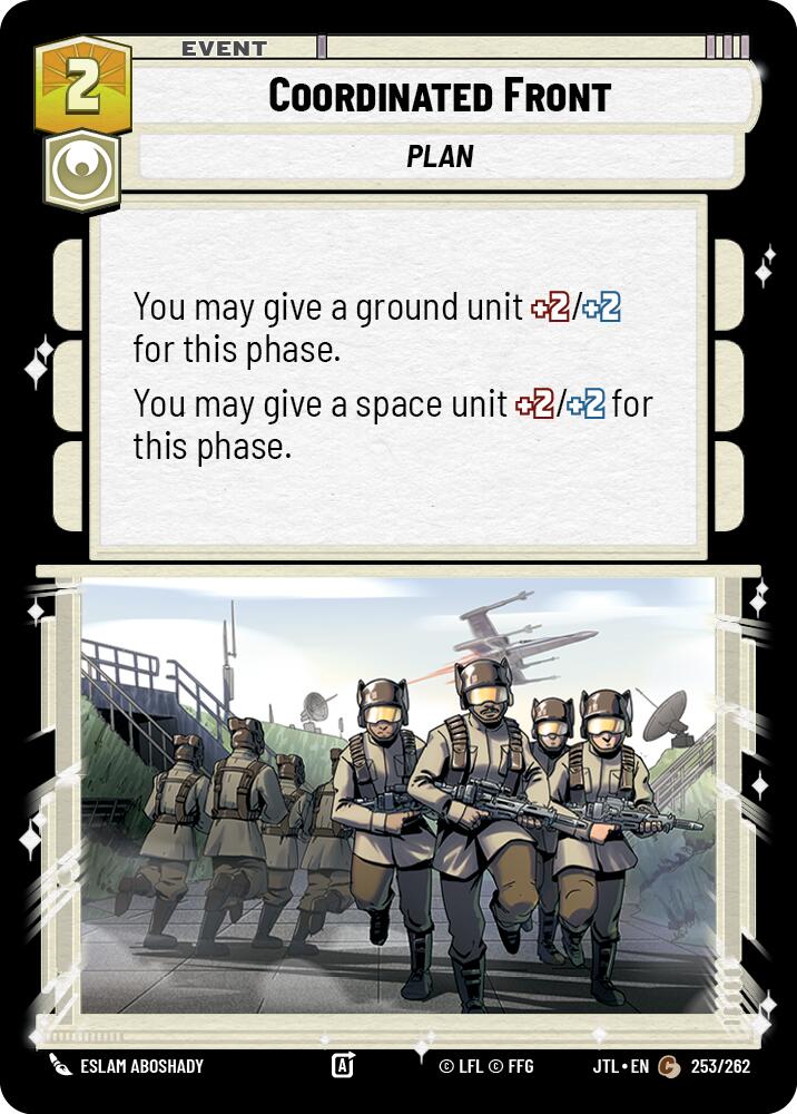 Star Wars: Unlimited: Coordinated Front card image