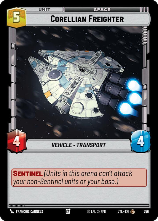 Star Wars: Unlimited: Corellian Freighter (Foil) card image