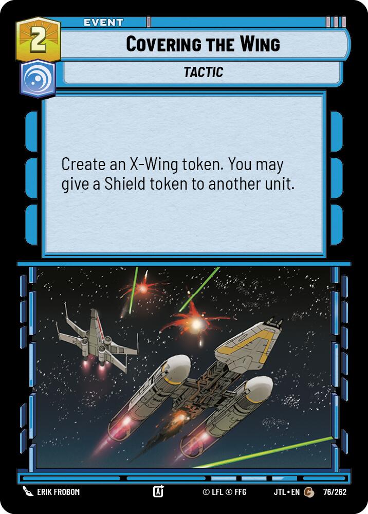 Star Wars: Unlimited: Covering the Wing card image