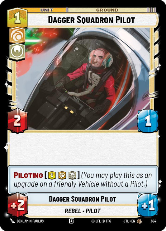 Star Wars: Unlimited: Dagger Squadron Pilot (Foil) card image