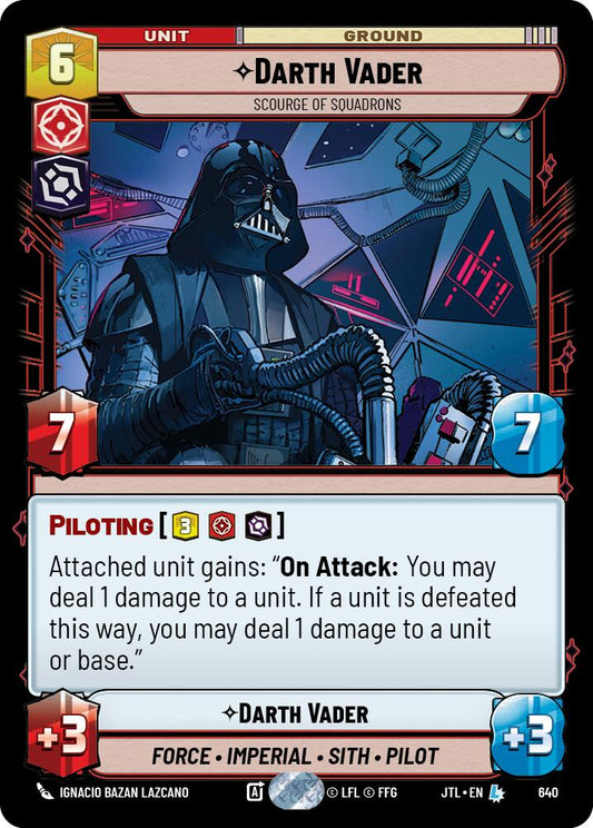 Star Wars: Unlimited: Darth Vader - Scourge of Squadrons (Foil) card image