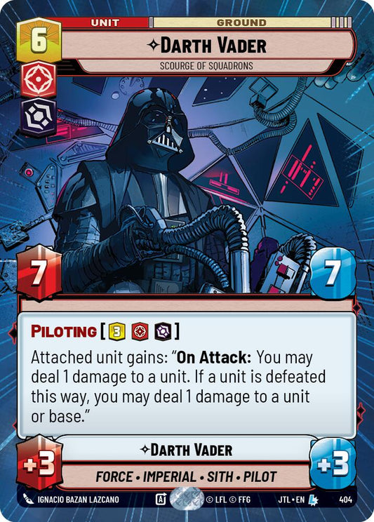 Star Wars: Unlimited: Darth Vader - Scourge of Squadrons (Hyperspace) card image