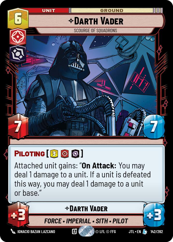 Star Wars: Unlimited: Darth Vader - Scourge of Squadrons card image