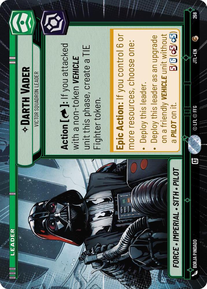 Star Wars: Unlimited: Darth Vader - Victor Squadron Leader (Hyperspace) card image