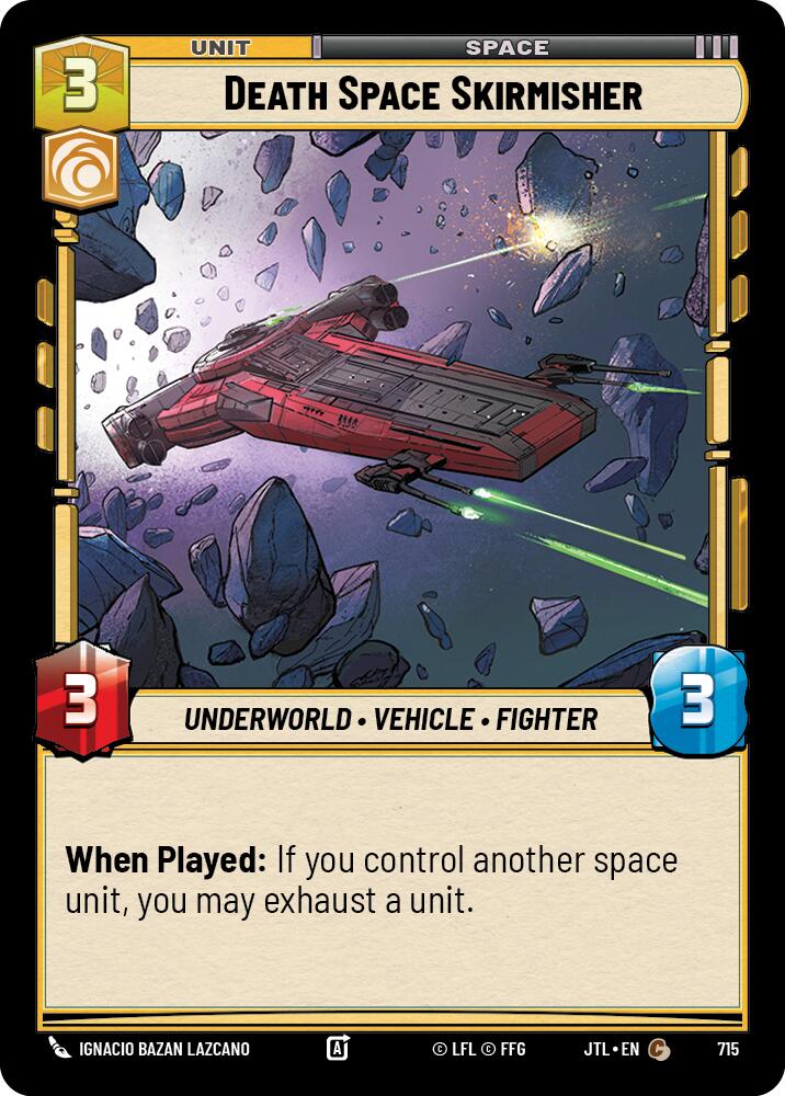 Star Wars: Unlimited: Death Space Skirmisher (Foil) card image